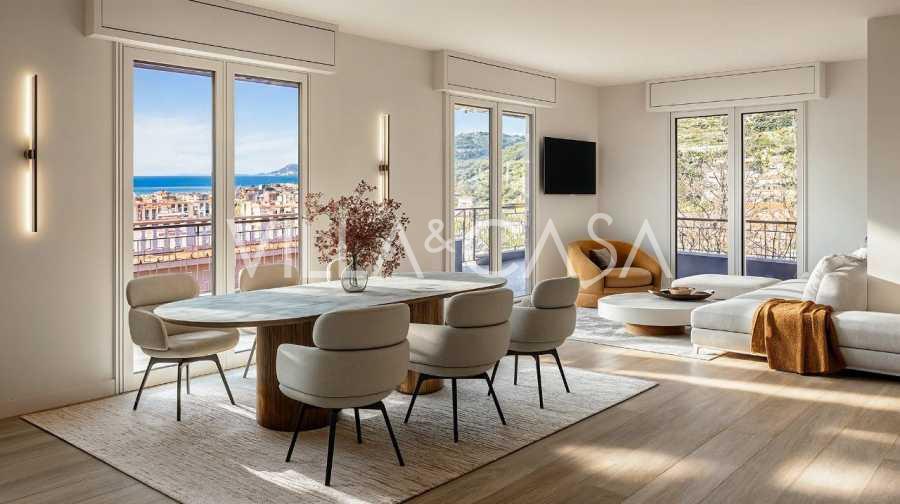 Nieuw penthouse te koop in Vallecrosia.