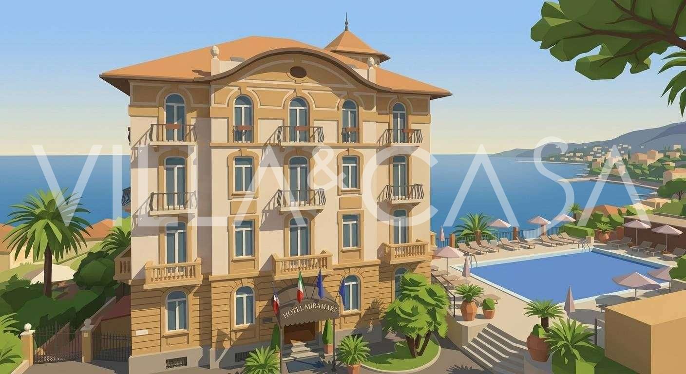 Prestigieus hotel aan de eerste lijn in Forte dei Marmi te koop
