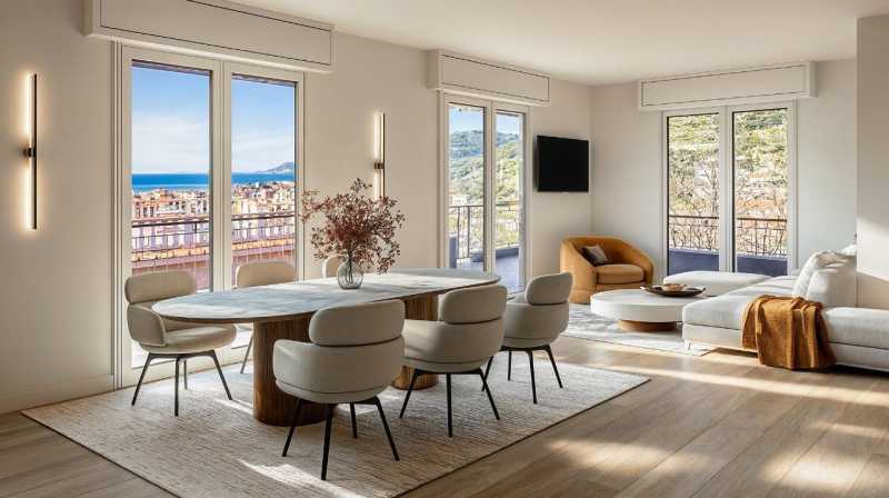 Nieuw penthouse te koop in Vallecrosia.