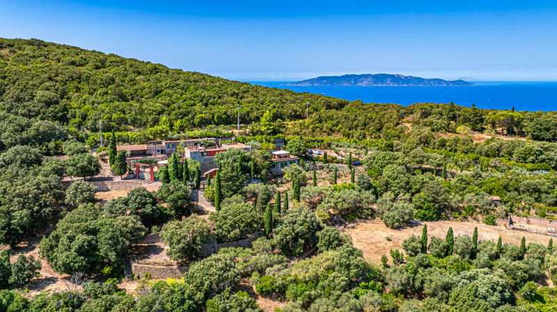 Villa Joe Pomodoro con vista mare a Monte Argentario