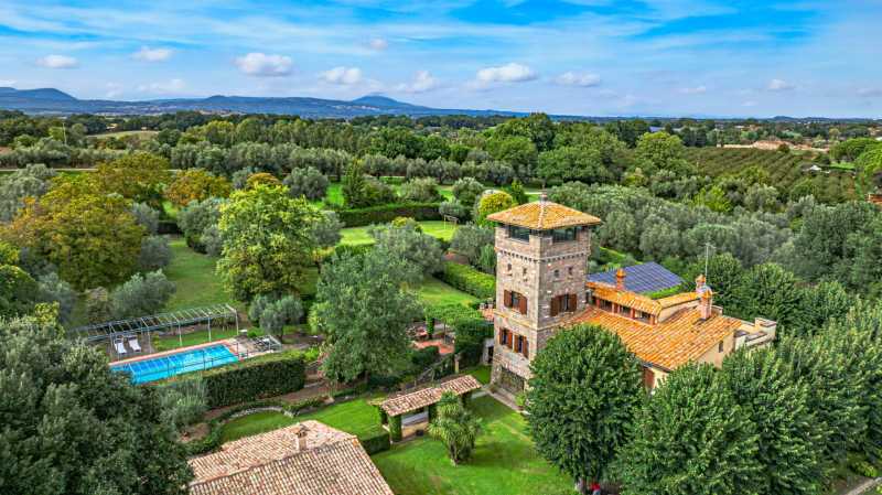 Elite landgoed aan het Braccianomeer.