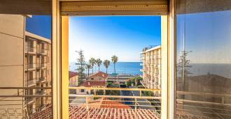 Appartementen aan zee in Bordighera.