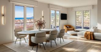 Nieuw penthouse te koop in Vallecrosia.