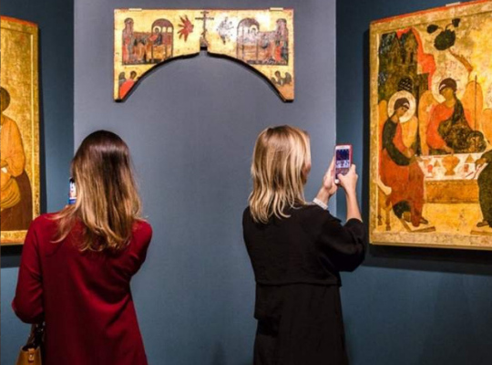 Een museum van Russische iconen geopend in de Galleria degli Uffizi in Florence